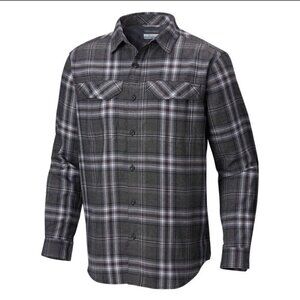 COLUMBIA Men's Silver Ridge Flannel  Shirt Size 2XL Tall